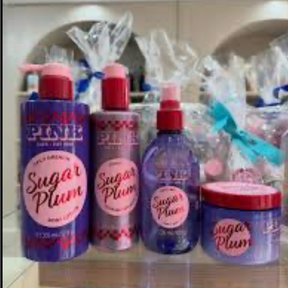 PINK Victoria's Secret Sugar Plum Skincare Set - Purple and Pink - Picture 2 of 4